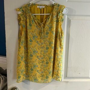 Yellow blouse